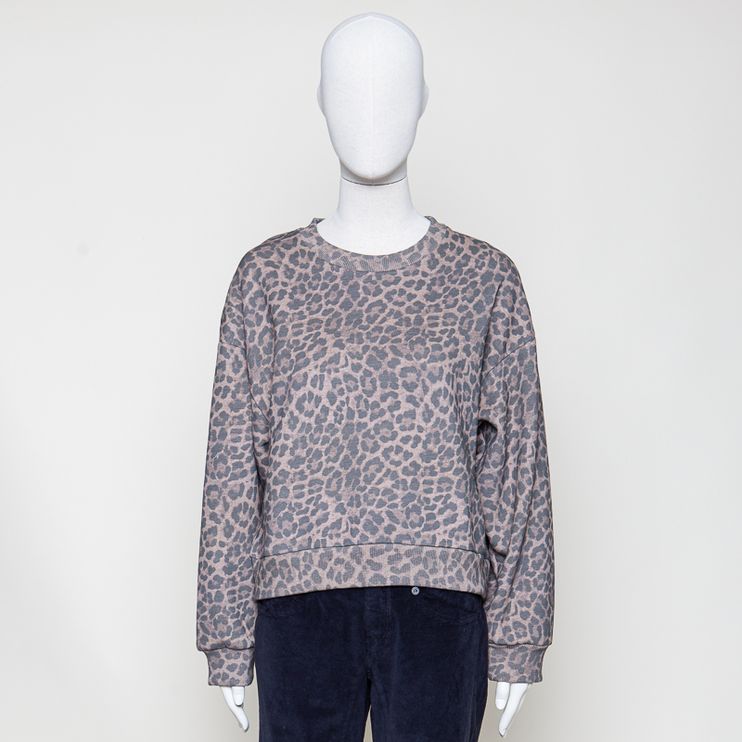 Christy cropped Sweat Peached mocca