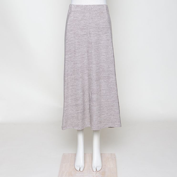 Marisan Skirt Jersey brushed beige melange