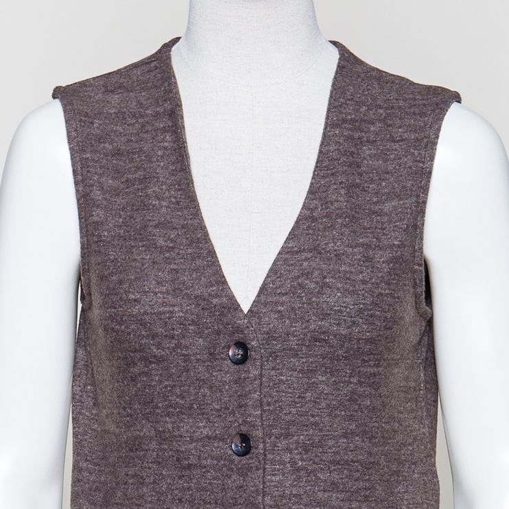 Emilea Jersey brushed mocca melange