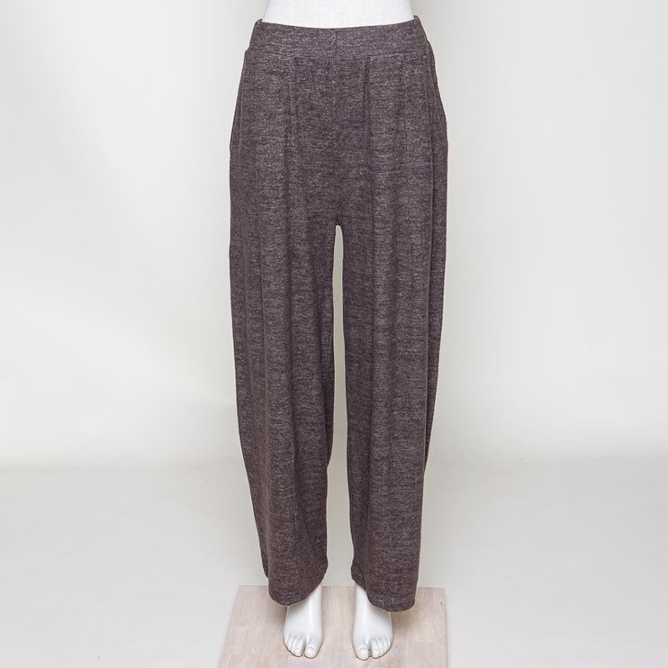Briley Jersey brushed mocca melange