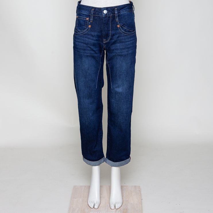 Shyra Tap Zip organic denim stretch