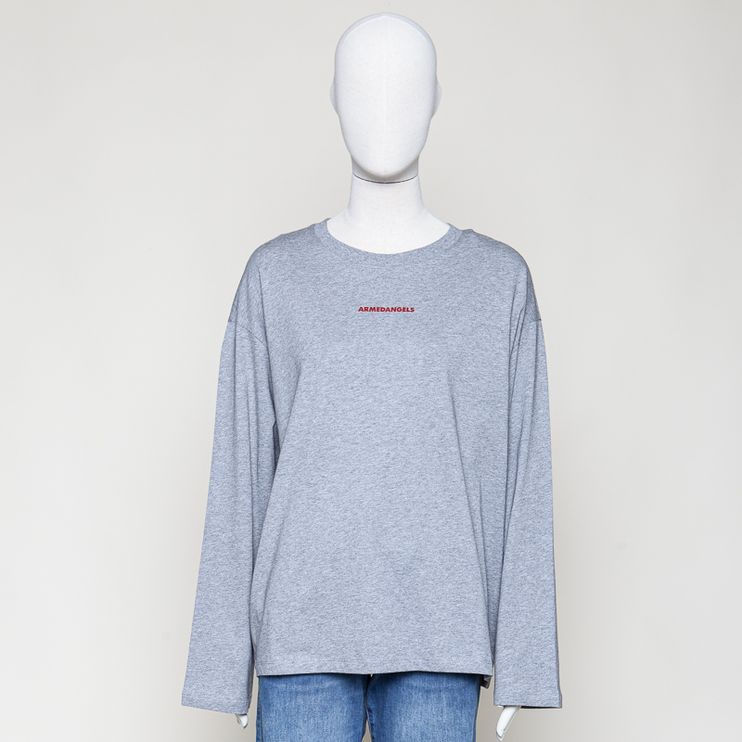 Fietaa Smile Longsleeve silver melange