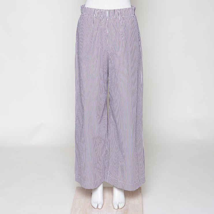 OCS 100 Woven Pants weiss braun gestreift