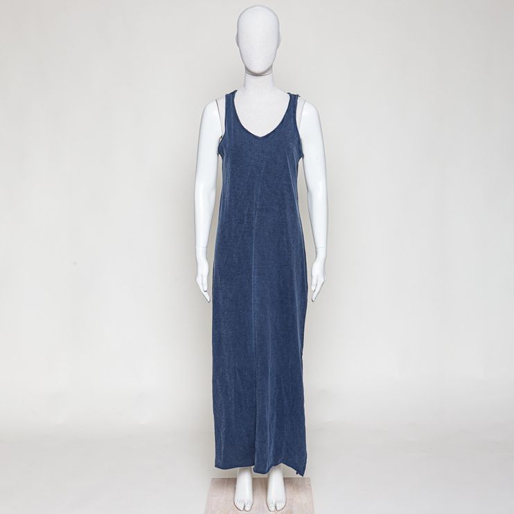 Maxi Tank Dress-Vintage Blue