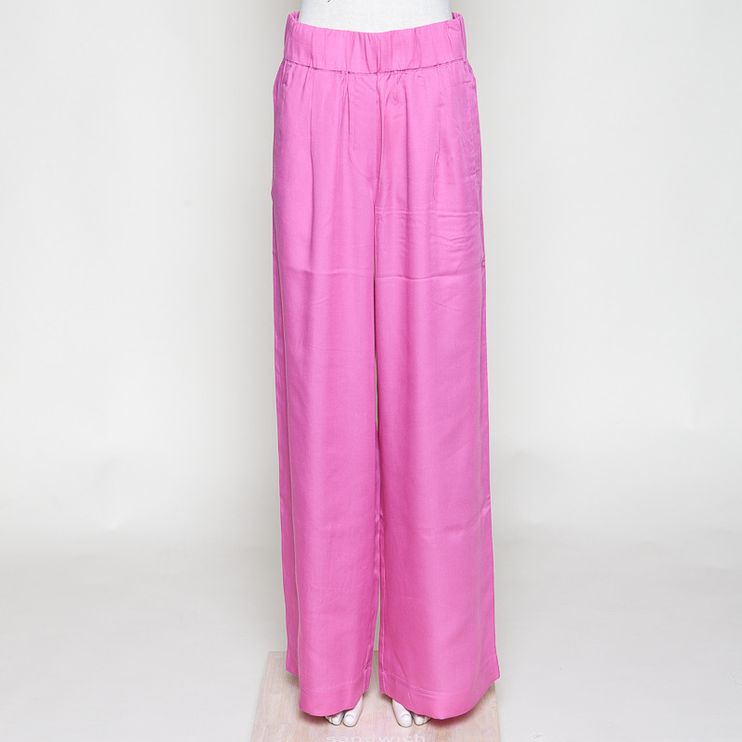 Hose mit weitem Bein bright orchid