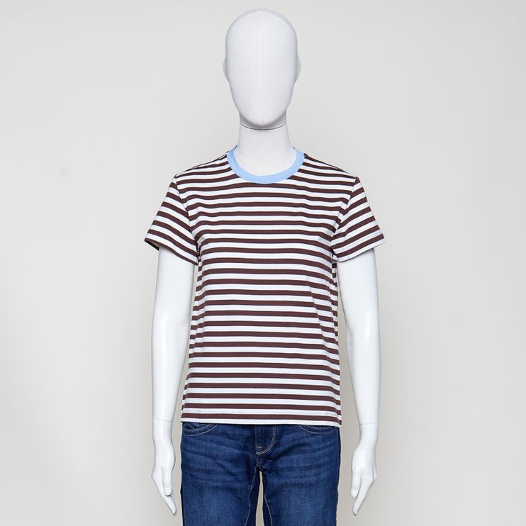 IBLTappeto braun offwhite gestreift