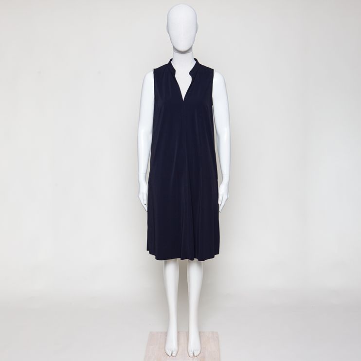 Codo Waffle, schwarzes Kleid