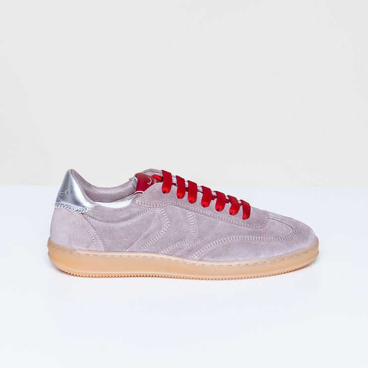 Olivia court suede rose-silver