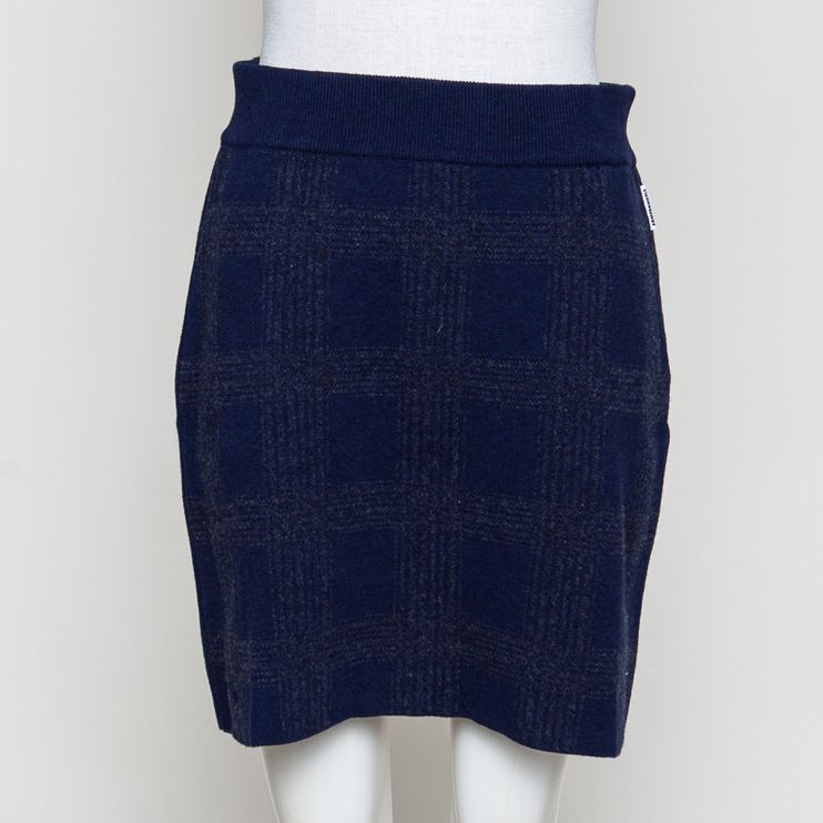 Darlaa Check night sky-steel melange