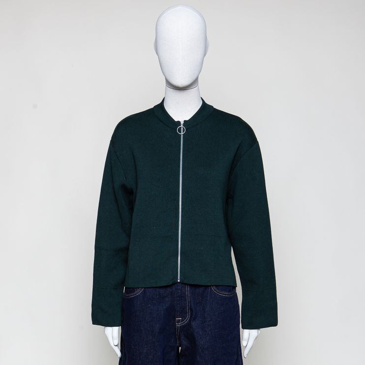 Strickjacke mit Reissverschluss