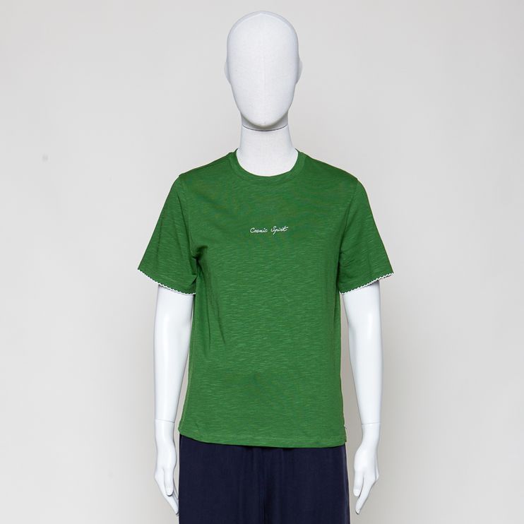 U9A01267T-U373 grünes Shirt