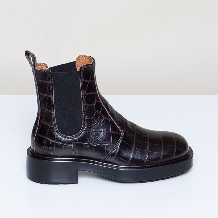 CPH444 croco leather brown 