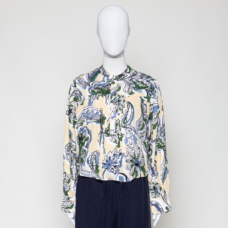 U9B01326T-U242 Bluse bunt gemustert