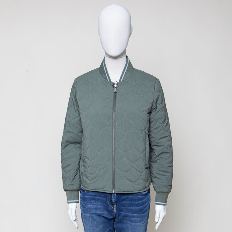 gesteppte Jacke oliv