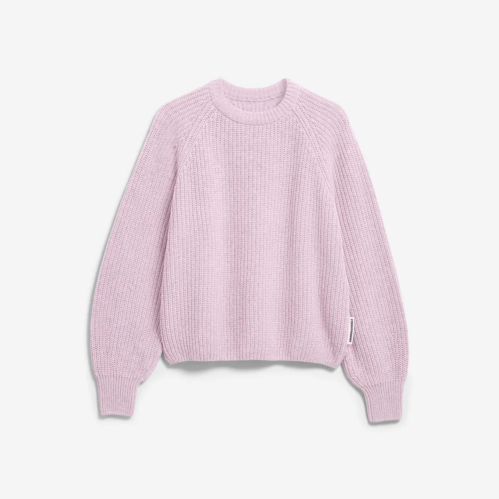 RIB Knit Sweater frosted rose