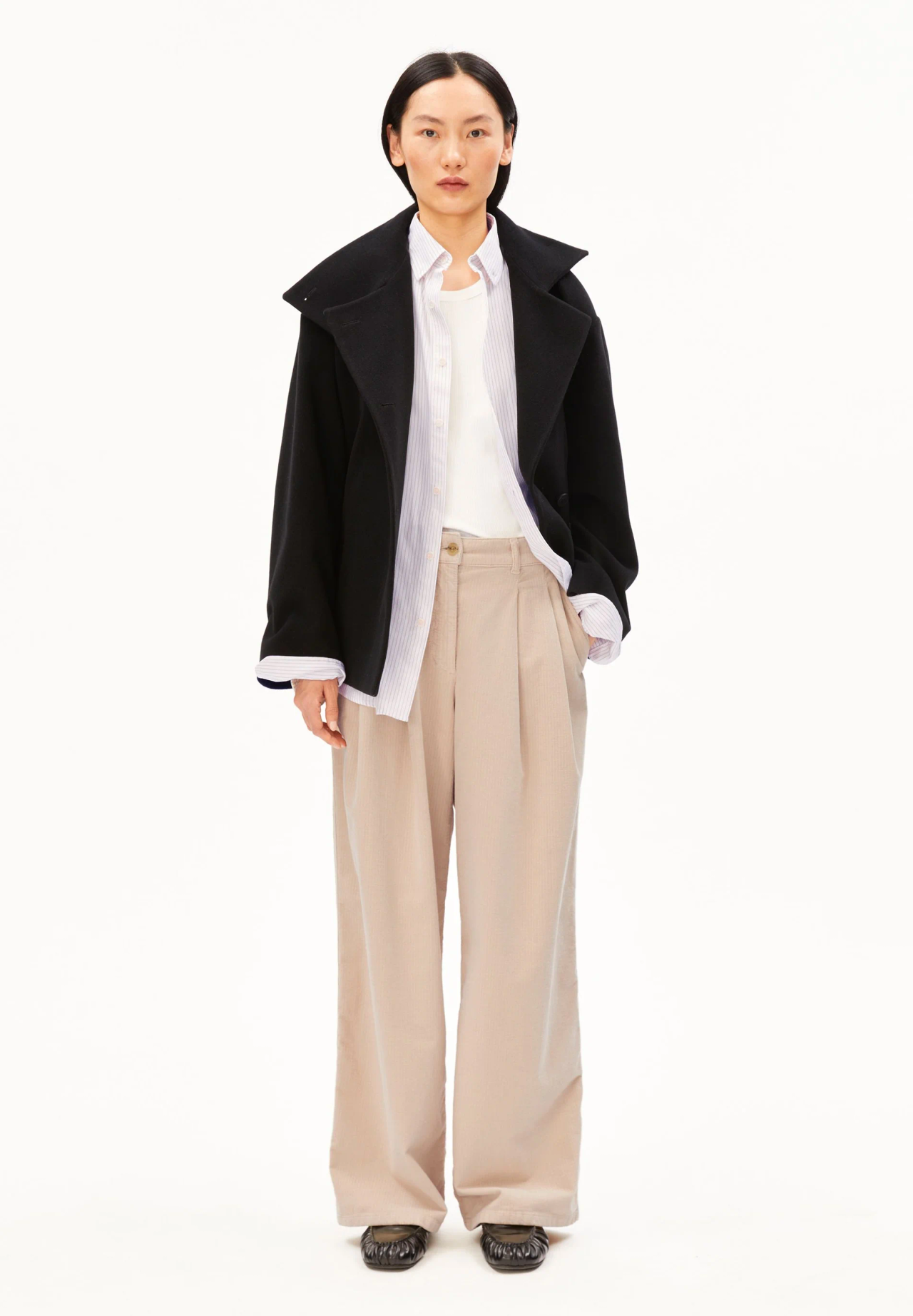 Majelaa wool Jacket claystone melange
