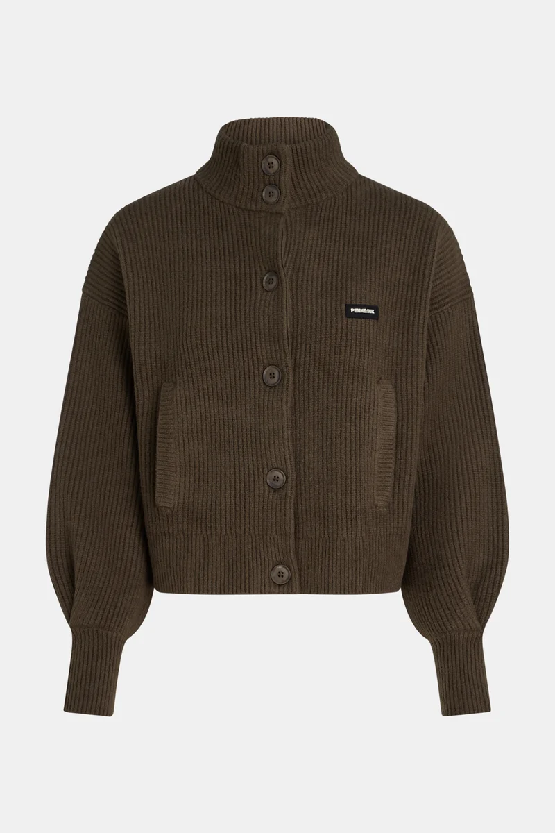 Cardigan tabac