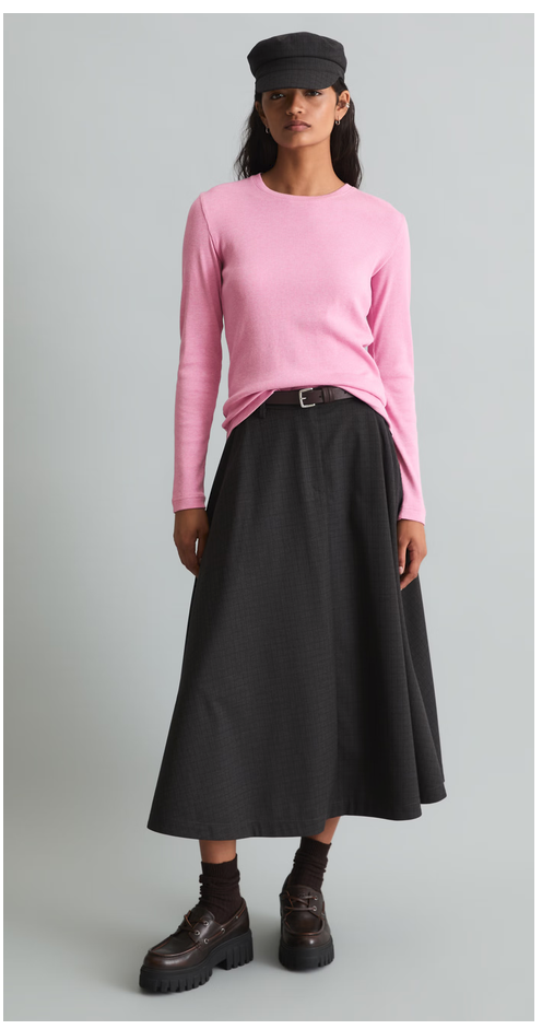 OCS Blended Longsleeve slim smoky grape