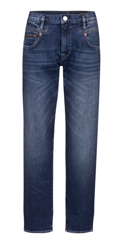 Breezy cropped denim midnight river
