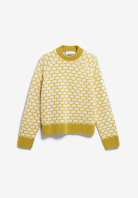Wool multi Dots Knit Sweater mosslache-oatmilk