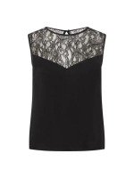 Spitzentop black