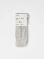Graue nachhaltige Socken von Lanius für angenehmen Tragekomfort.