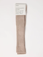 Beige, nachhaltige Socken von Lanius für angenehmen Tragekomfort.