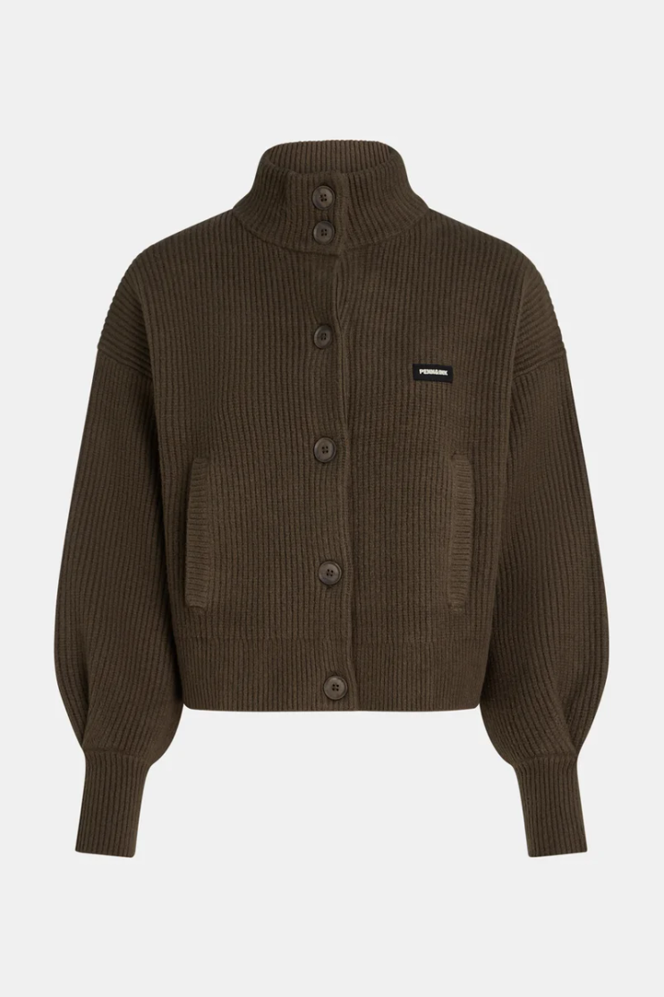 Cardigan tabac