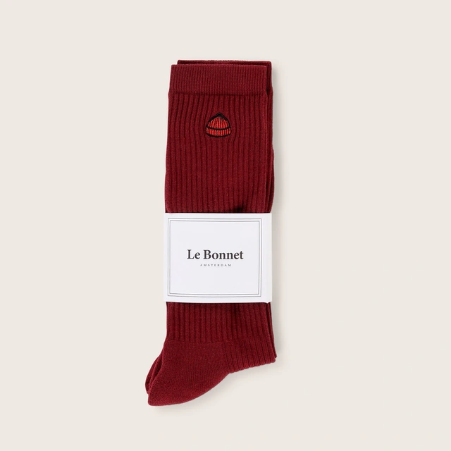 Socks bordeaux