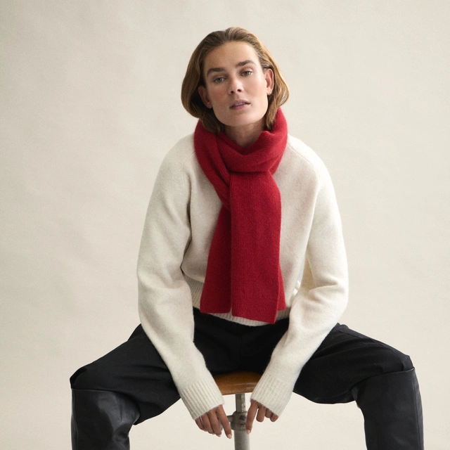 Scarf framboise