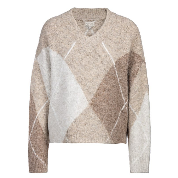 Floralin knit mohair touch beige
