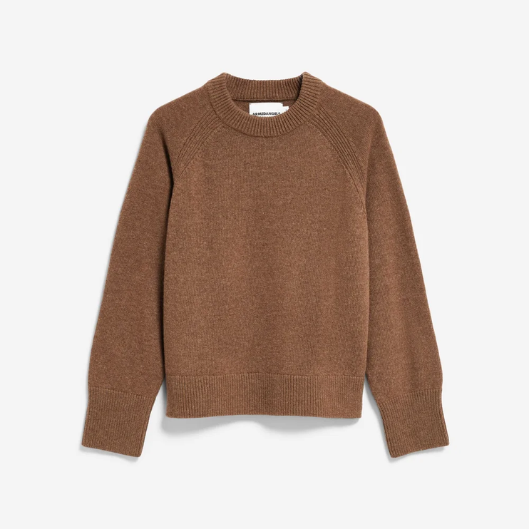 Wool knit Sweater claystone melange